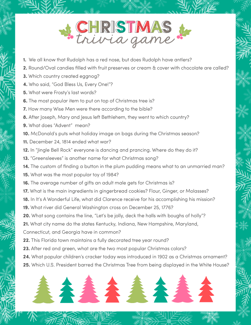 50+ free printable christmas games you can download and play today